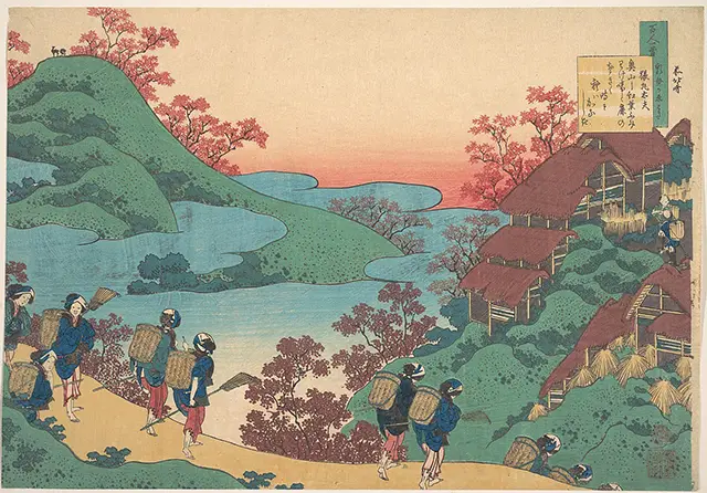 葛飾北斎による木版画