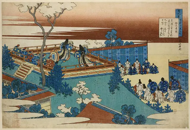 葛飾北斎による木版画