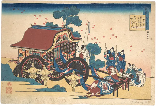 葛飾北斎による木版画