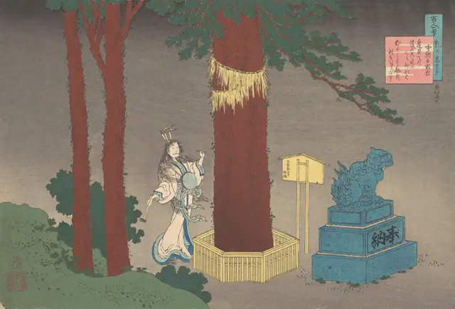 葛飾北斎による木版画