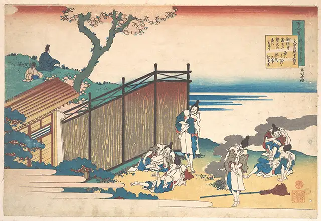 葛飾北斎による木版画