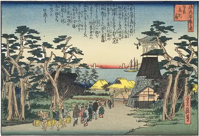 長谷川貞信による木版画